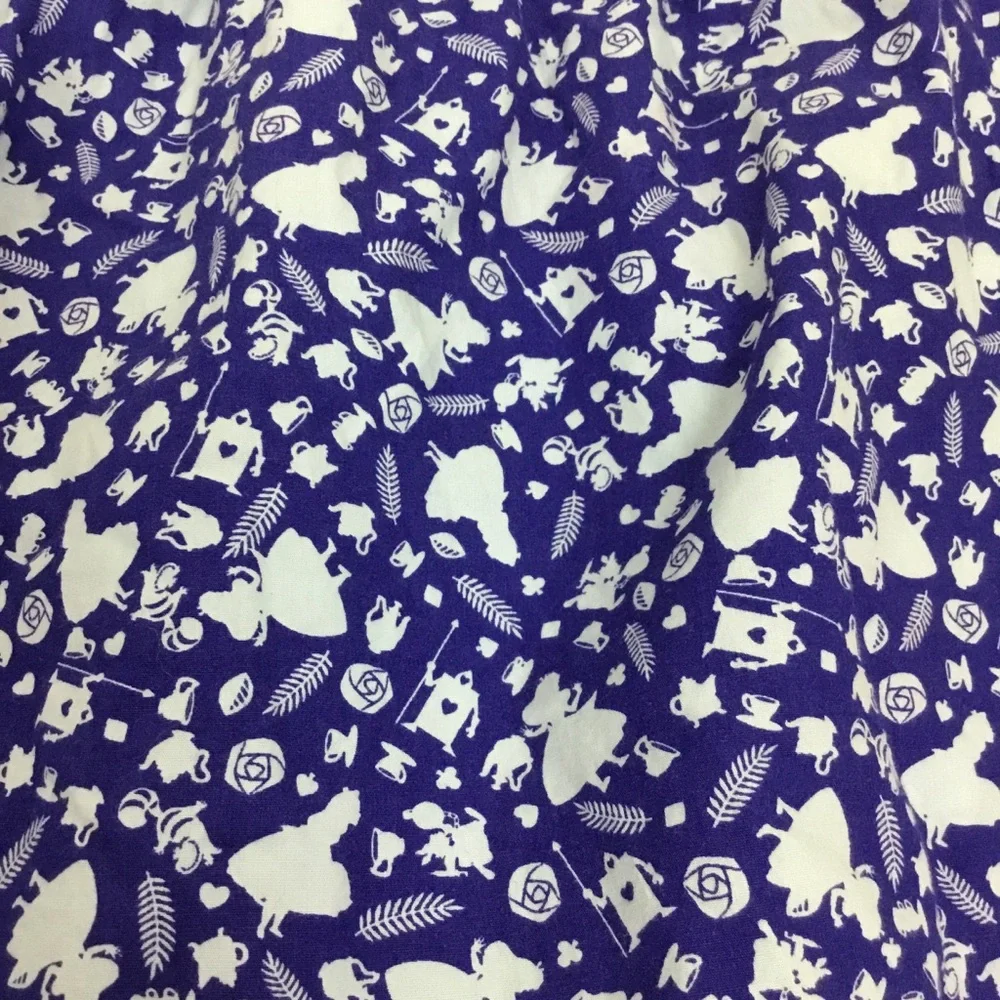 Disney Parks Alice In Wonderland Teacup White Rabbit Pj Shorts 2X - Picture 2 of 6